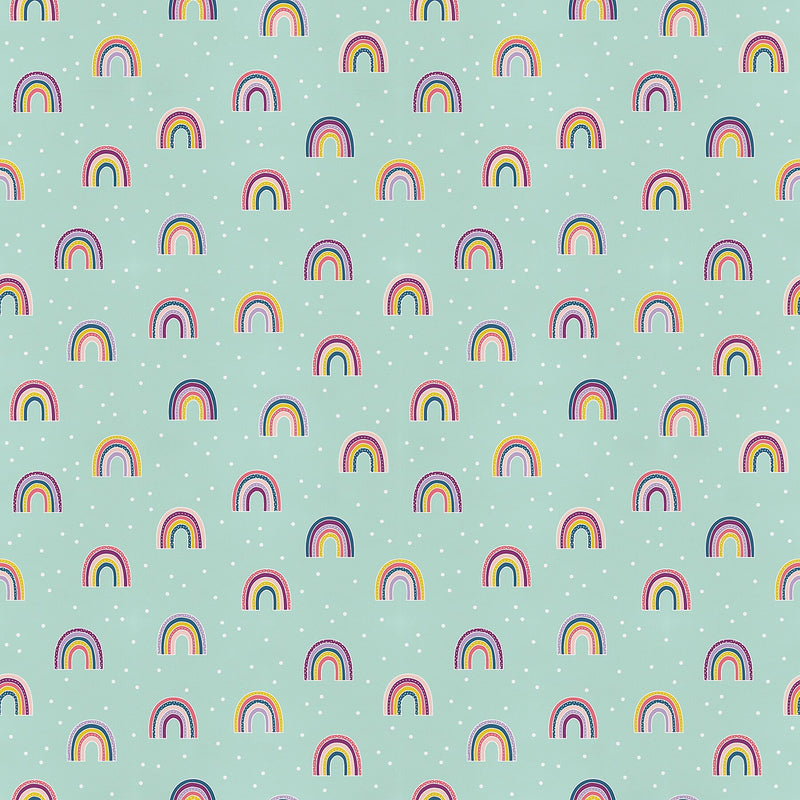 Teacher Created Resources Oh Happy Day Rainbows Creative Class Fabric (TCR77427)
