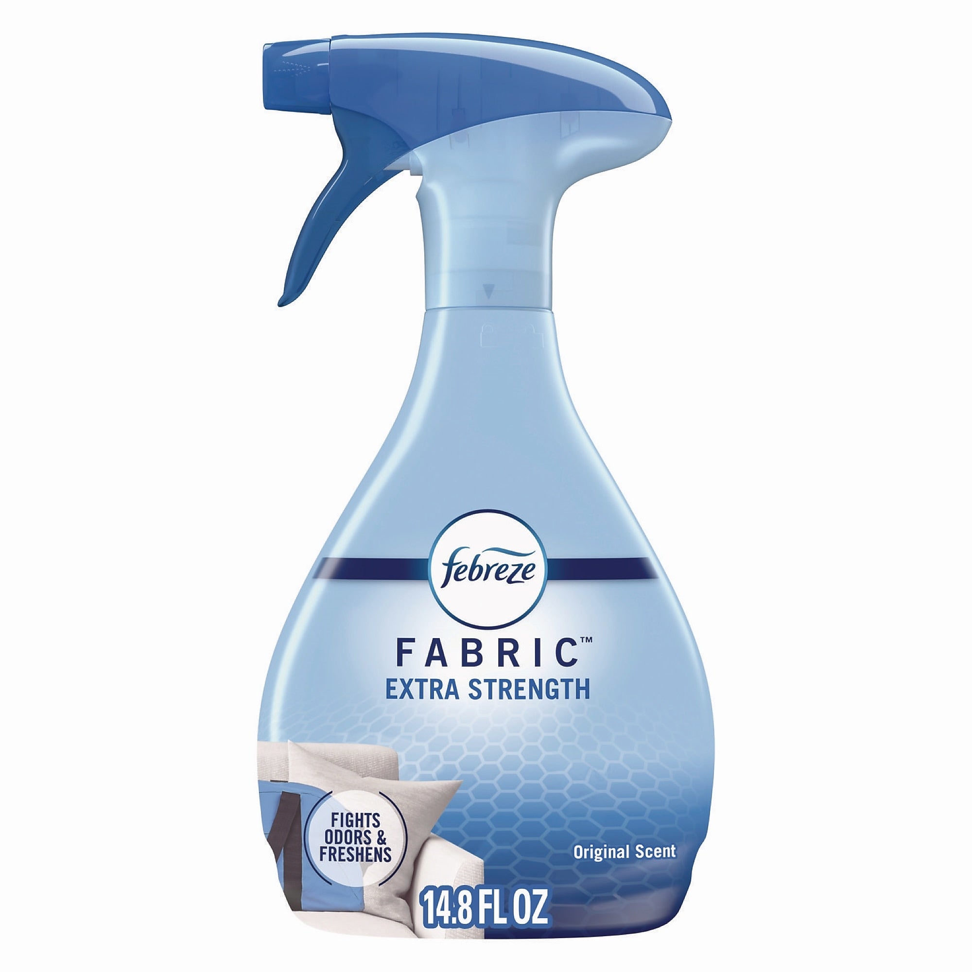 Febreze FABRIC Refresher/Odor Eliminator, Extra Strength, Original, 14.8 oz Spray Bottle, 8/Carton