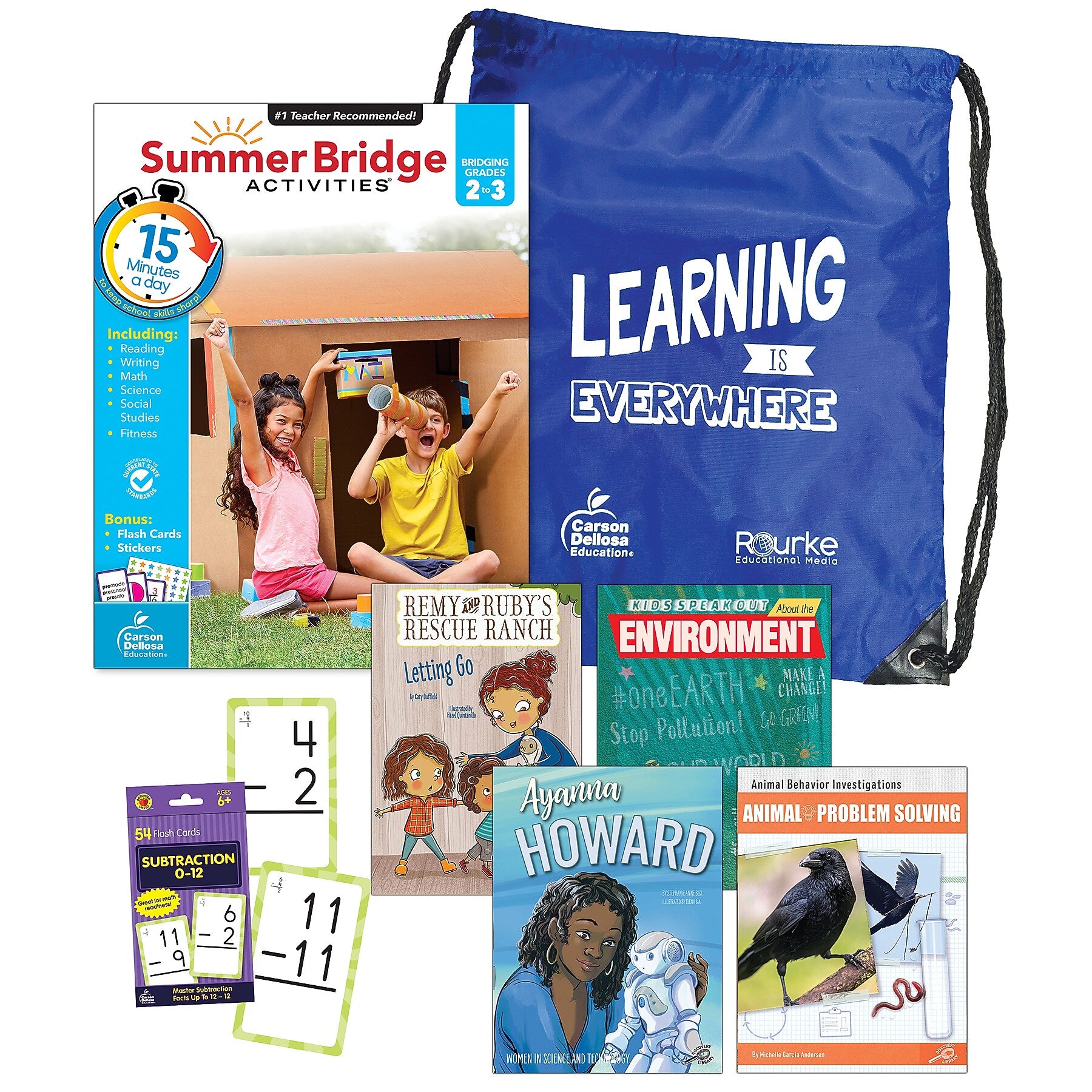 Summer Bridge Activities Summer Bridge Essentials Backpack, Grade 2-3 Workbook, 8/Set (CD-745384B)