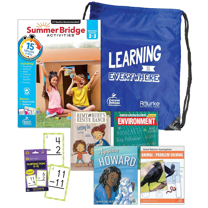 Summer Bridge Activities Summer Bridge Essentials Backpack, Grade 2-3 Workbook, 8/Set (CD-745384B)