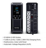 CyberPower Intelligent LCD UPS System (BRG1500AVRLCD2)