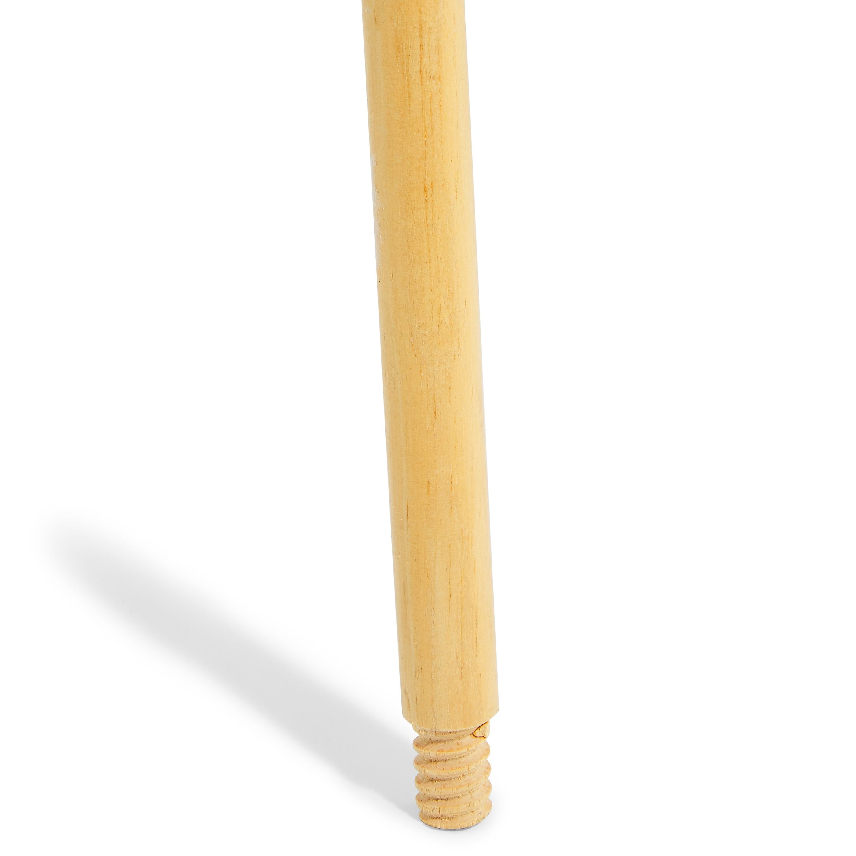 Coastwide Professional™ 60" Wood Push Broom Handle, Threaded Wood Tip (CW57740)
