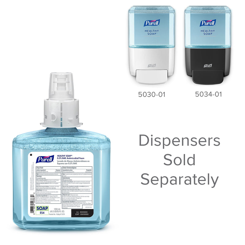 PURELL HEALTHY SOAP Foaming Hand Soap Refill for ES4 Dispenser, Fruity Floral Scent, 1200 ml, 2/Carton (5079-02)