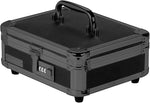 Vaultz Cash Box Stoarge Container w/ Combination Lock, Plastic, Black (VZ00308-CAM)