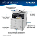 Brother MFC-L8610CDW Wireless Color Laser Printer, All-In-One, Print, Scan, Copy, Fax