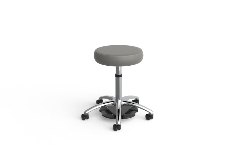 healtHcentric Ultimate Armless Frixion Medical Stool, Dark Grey (STOOL-UMED-DISC-CHR-FRIXDGR)