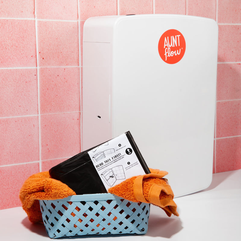 Aunt Flow Sanitary Receptacle Bags, 400 Bags/Box (AF-TCHFREE-BAGS-10)
