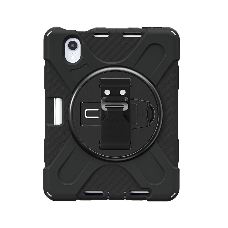 CODi Rugged Polycarbonate/Silicone 8.3" Case for iPad Mini (6th Gen/A17 Pro), Black (C30705064)