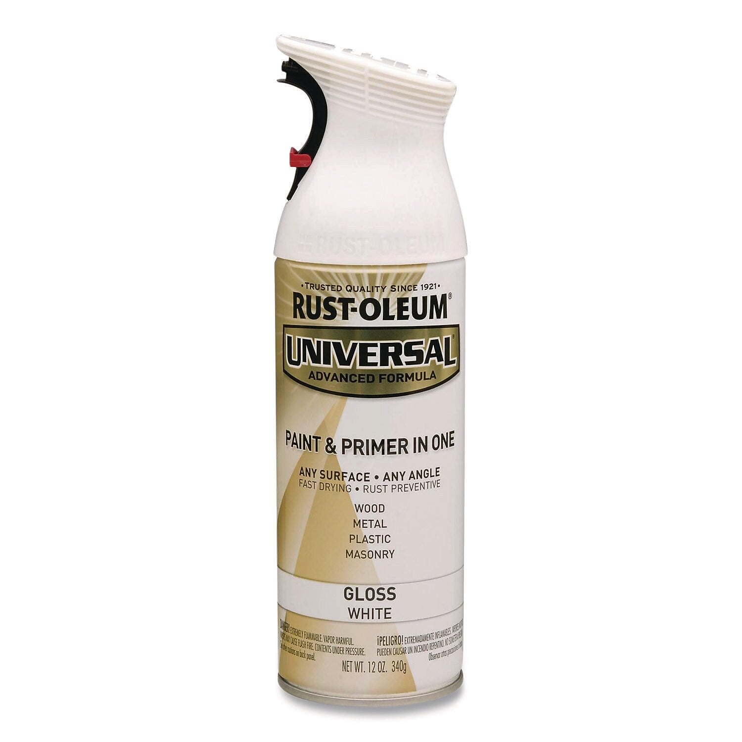 Rust-Oleum Universal Premium Spray Paint, White, 12 oz., 6/Carton (245199)