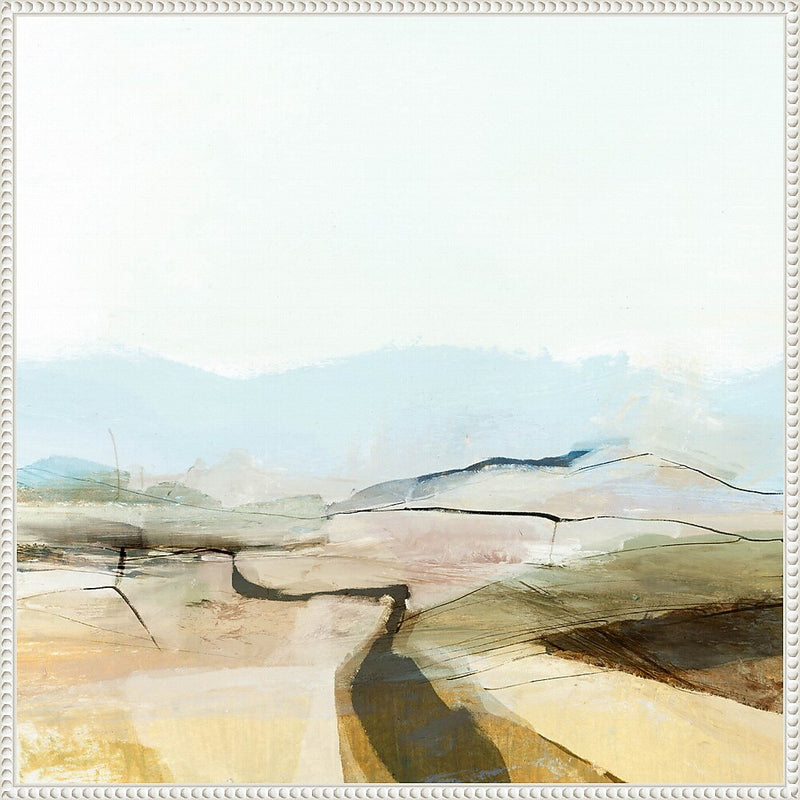 Amanti Art Country View by Dan Hobday Framed Canvas Wall Art Print, 30" x 30" (A42678302513)