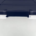 Home Logic 15 Qt. Latch Lid Storage Bins, Clear/White, 8/Pack (7101)