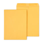 Staples Gummed Kraft Catalog Envelopes, 10"L x 13"H, Brown, 100/Box (SPL534750)