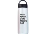 Baudville Luminous Plastic Water Bottle, 26 oz., 5/Pack (1370878MPK531)