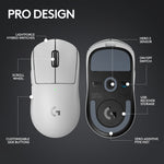 Logitech PRO X Superlight 2 Wireless Optical Gaming Mouse, White (910-006636)