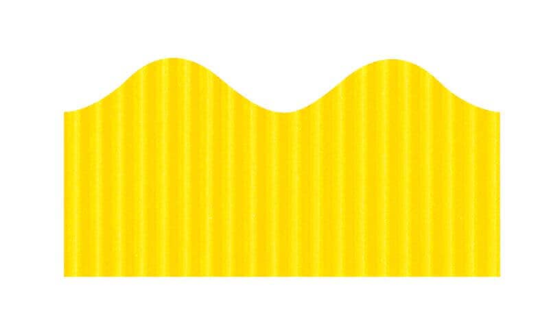 Pacon Bordette Border Roll, 2.25" x 50', Canary (P0037084)
