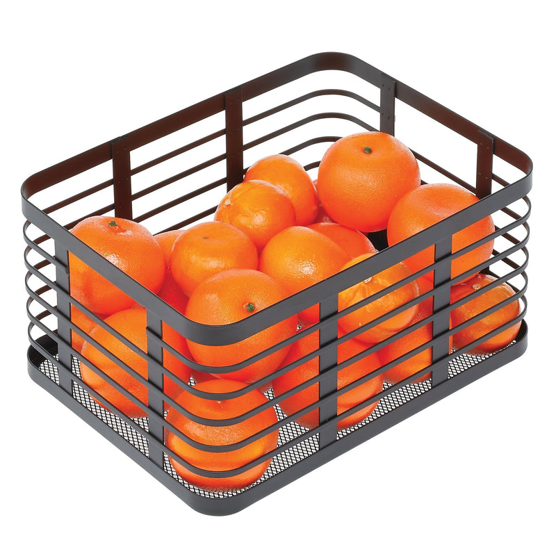 mDesign Steel Organizer, Matte Black (25930)