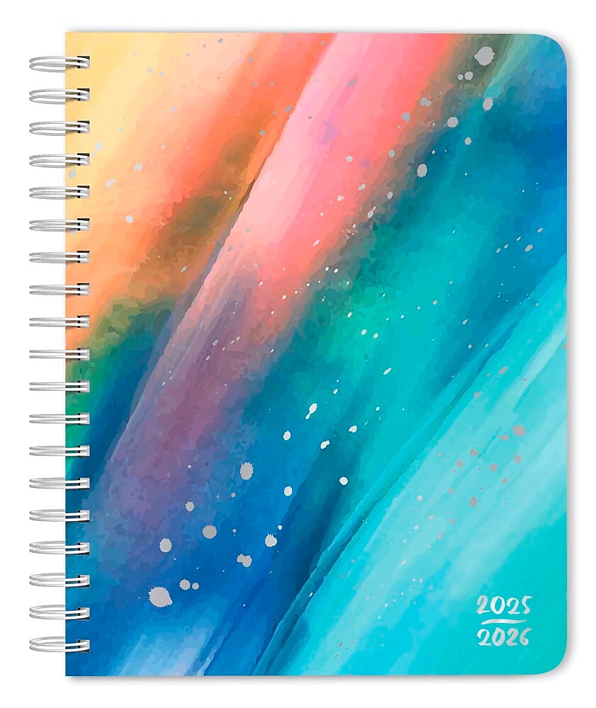 2025-2026 Plato Starburst 6" x 7.75" Academic Year Weekly Planner, Multicolored (9798330706990)