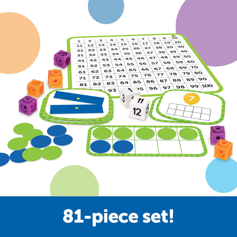 Learning Resources Skill Builders! Kindergarten Math, Multicolor (LER1248)