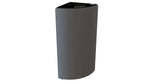 CleanRiver Moon Unit Plastic Trash Can, 18 Gallon, Gray (IMCT-1-W-GY)