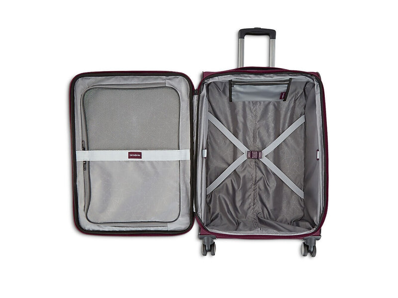 Samsonite Ascella 3.0 23.75" Carry-On Suitcase, 4-Wheeled Spinner, Light Plum (145053-7819)