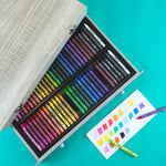 A62Art 101 Wood Art Set, Assorted Colors, 142/Pack (53142MB)