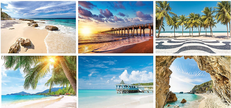 2025 Beaches Desk Calendar, Qty 250