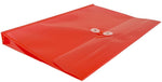 JAM Paper Premium Plastic Document File, Letter, Red, 3/Pack (218B1REX3)
