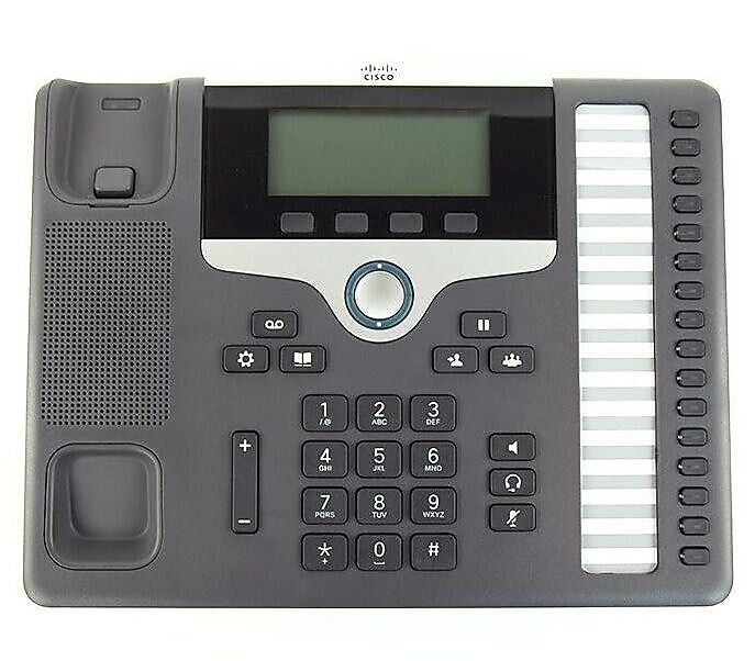 Cisco 7861 IP Phone, Cable, Wall Mountable, Desktop, Charcoal (CP-7861-3PCC-K9=)