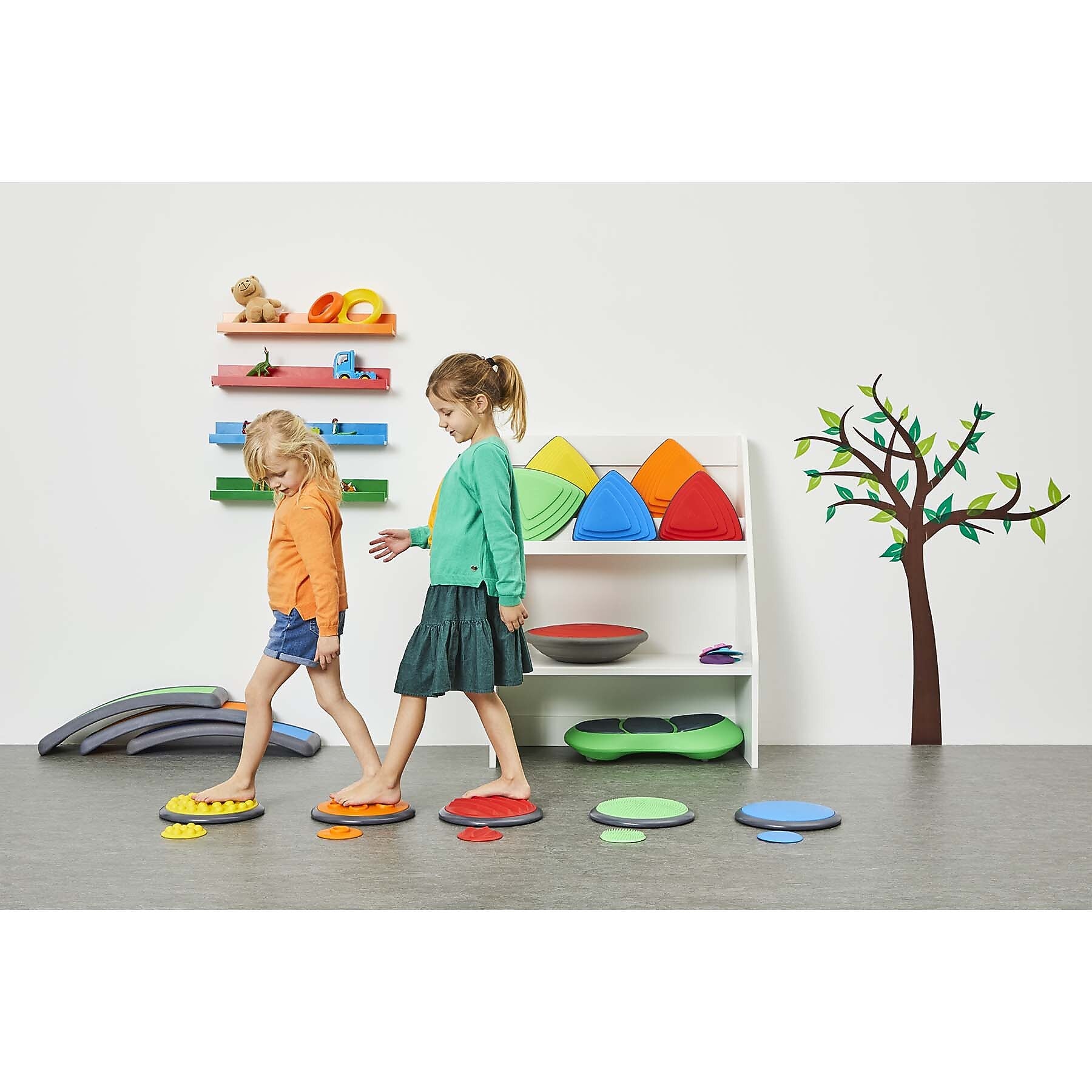 Gonge Tactile Discs, Assorted Colors, 5/Set