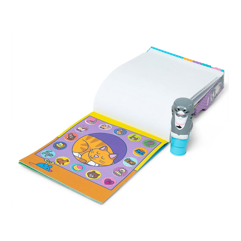 Melissa & Doug Sticker WOW! Activity Pad and Sticker Stamper, 8/Pack (50693)