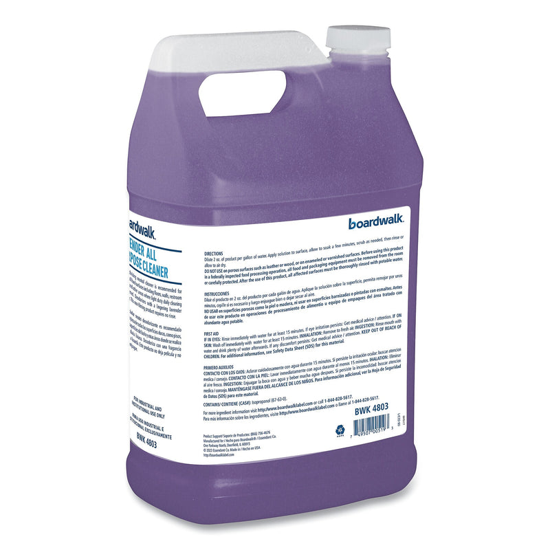 Boardwalk All Purpose Cleaner, Lavender Scent, 128 oz Bottle, 4/Carton