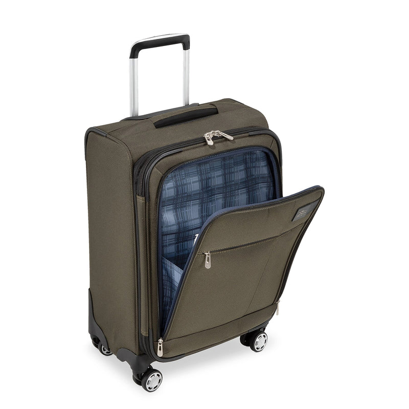 Skyway Luggage Sigma 7.0 20" Carry-On Suitcase, 8-Wheeled Spinner, Pine (177-20"305-4WB)
