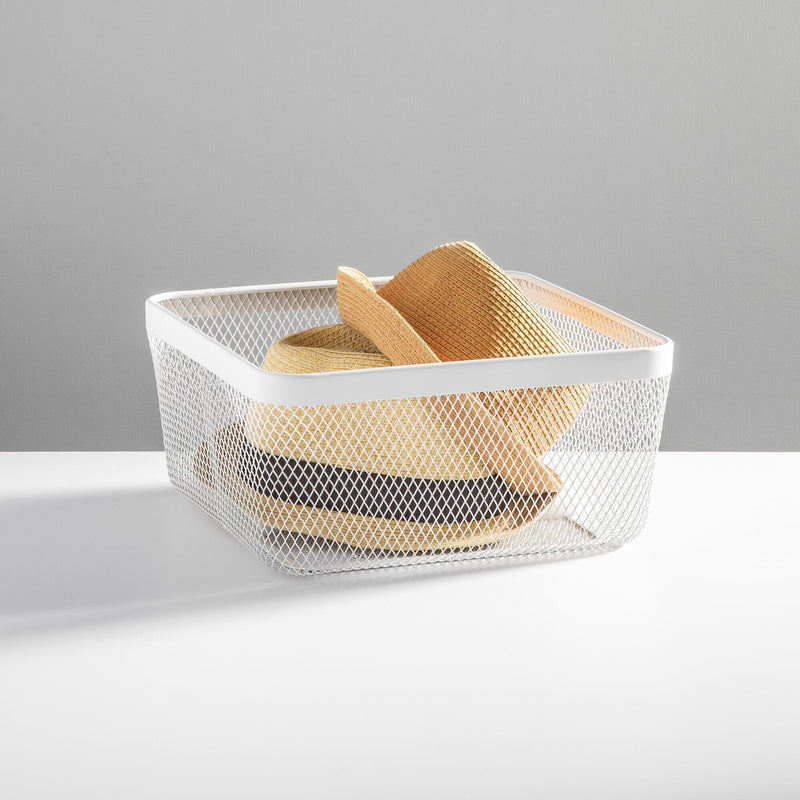mDesign Steel Organizer, Matte White (25952)