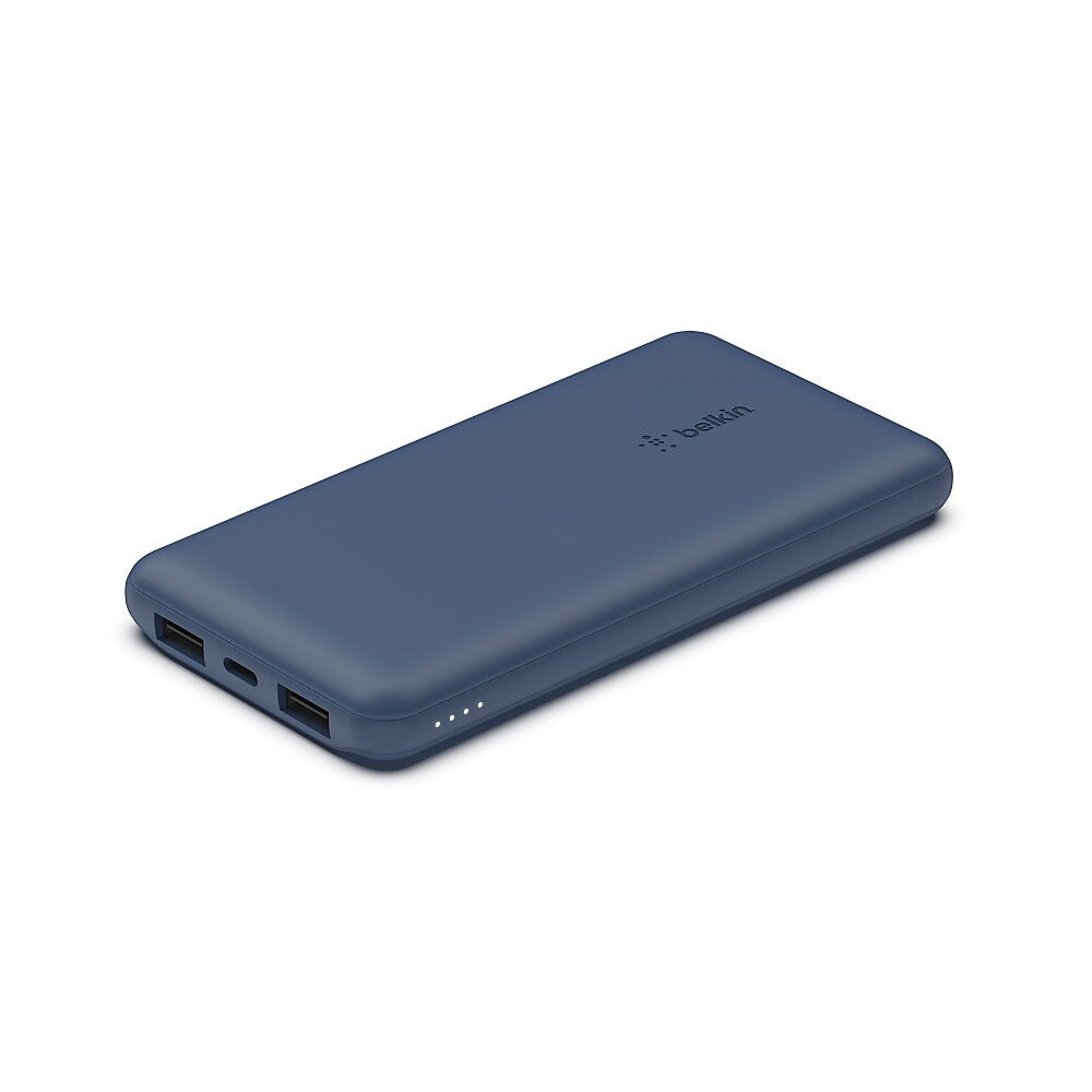 Belkin BOOST CHARGE USB Power Bank, 10000mAh, Blue (BPB011BTBL)