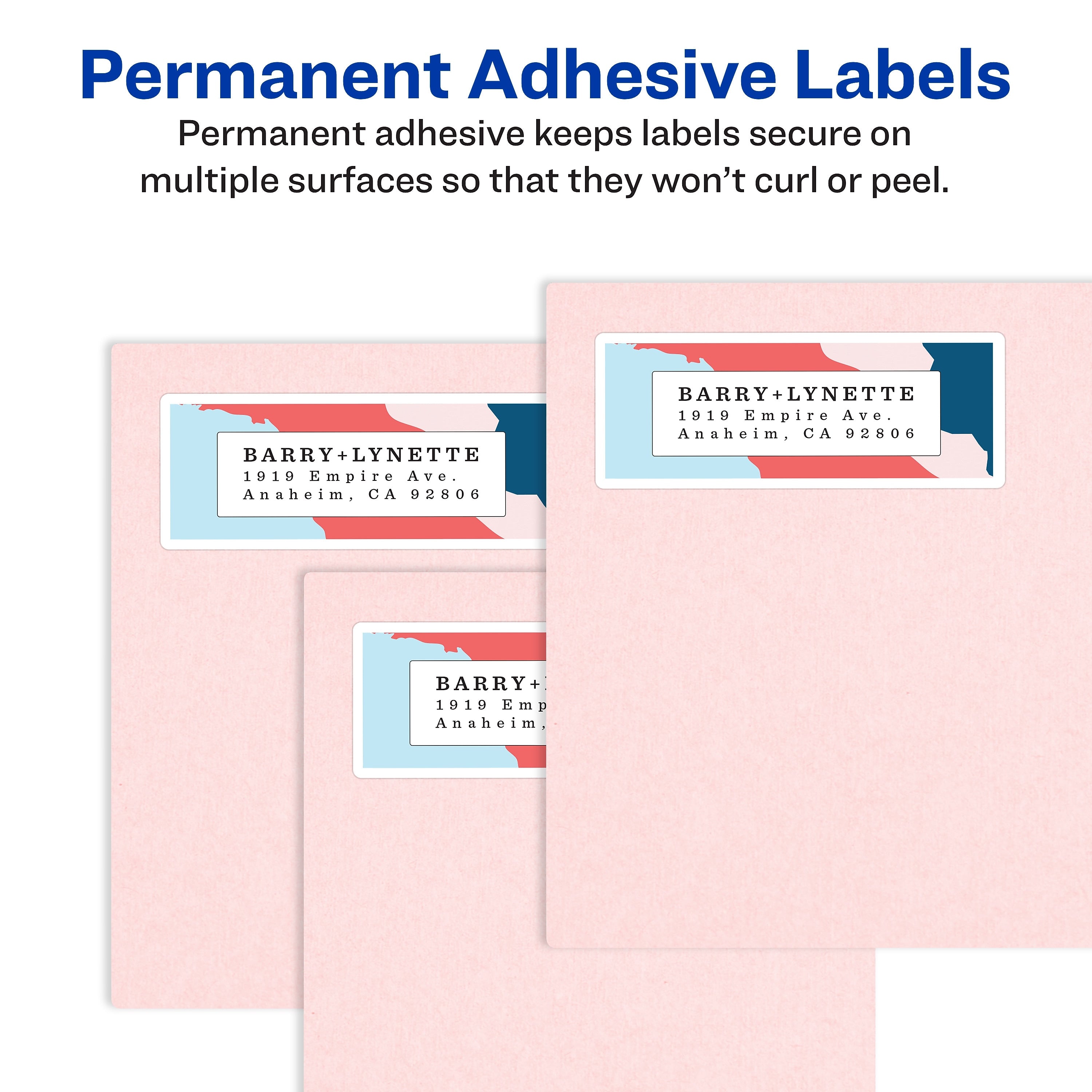 Avery Easy Peel Laser Return Address Labels, 1/2" x 1-3/4", White, 8,000 Labels/Pack (5167)