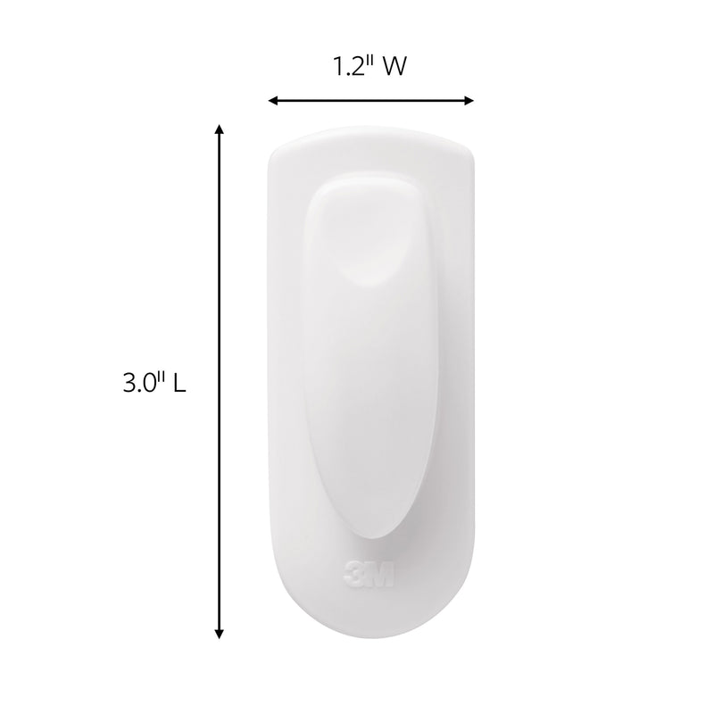 Command Jumbo Spring Clip, White (17005-ES)