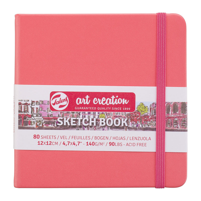 Talens Art Creation 4.7" x 4.7" Sketch Book, 80 Sheets/Book, 5/Bundle (TLN9314314M-5)