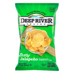 Deep River Snacks Gluten Free Zesty Jalapeno Kettle Cooked Potato Chips, 2.0 oz., 24/Box (220-02563)