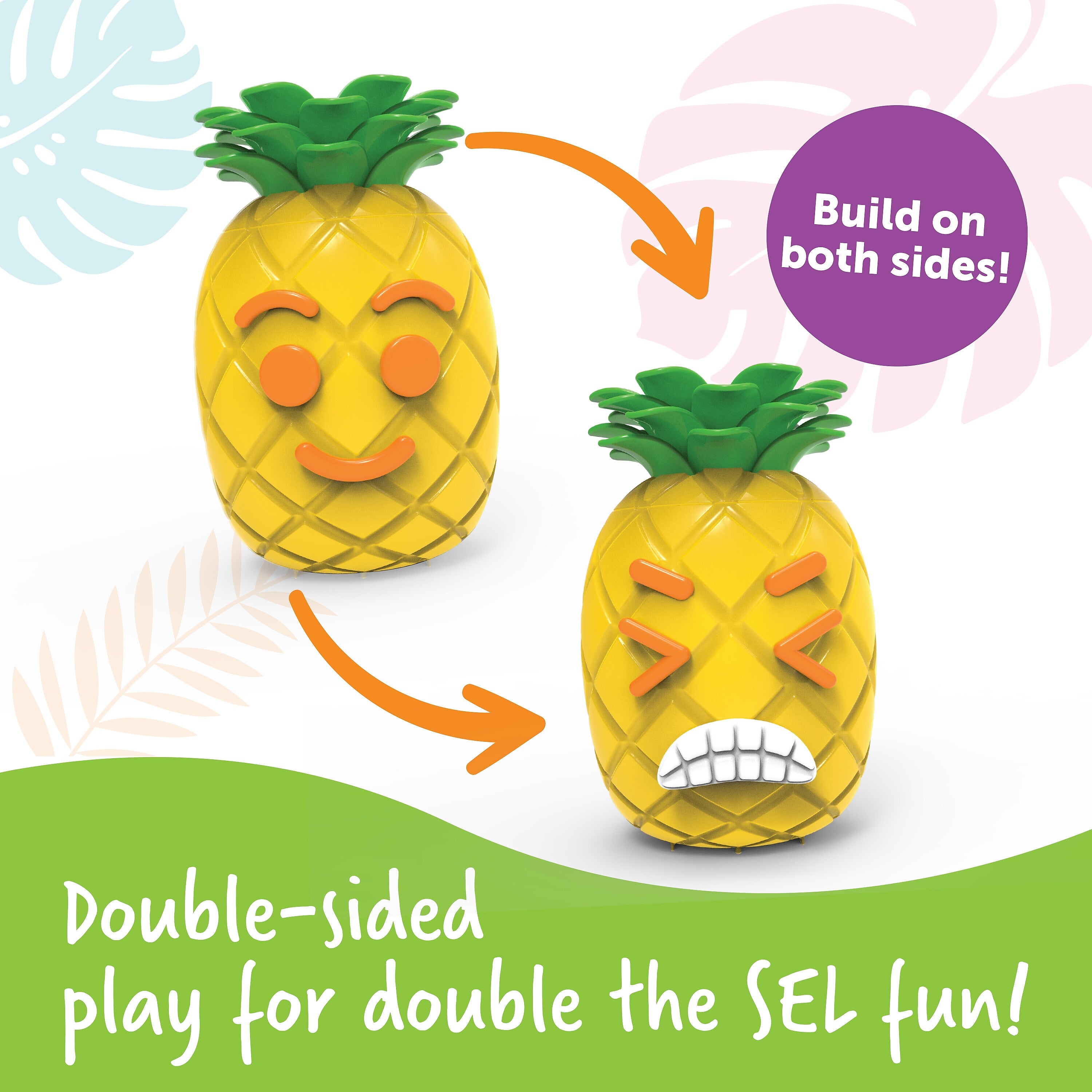 Learning Resources Big Feelings Pineapple Social-Emotional Learning Toy, Multicolor (LER6373)