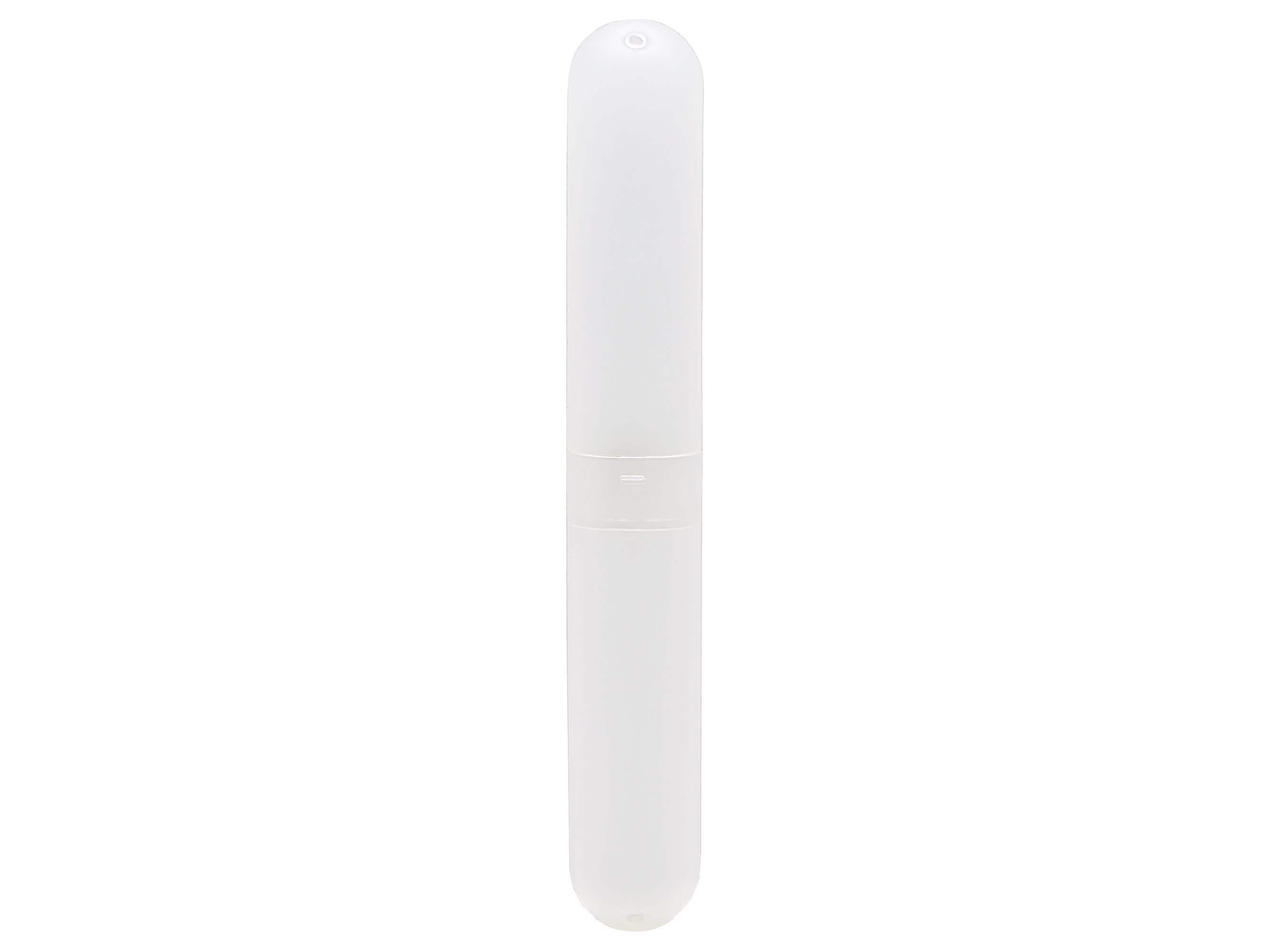 Excello Global Products Plastic Travel Toothbrush Case, White (SPLS-TRVL-0009)