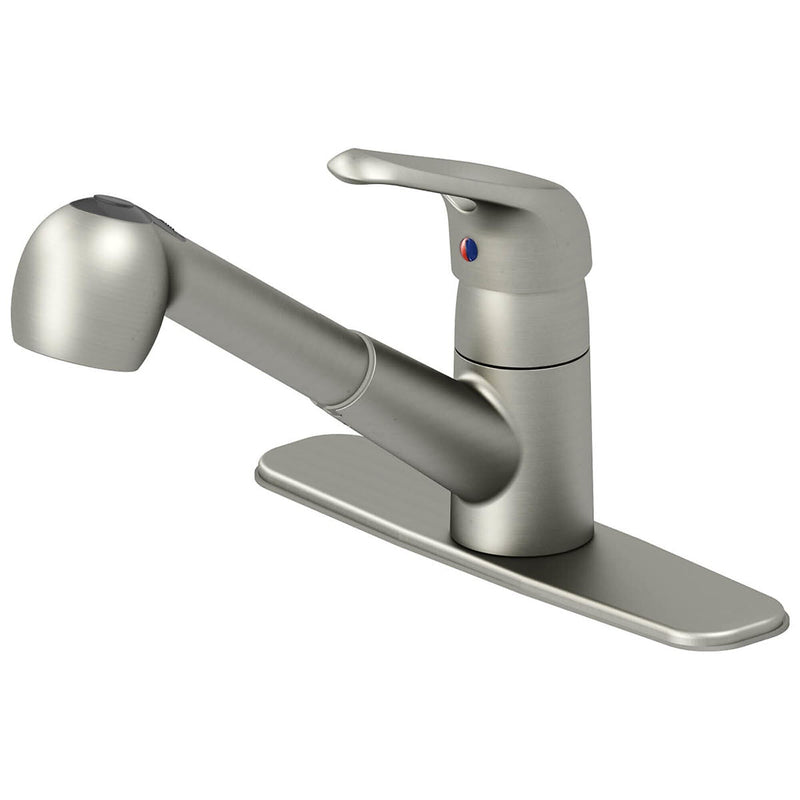 PROFLO Edgebrook 1.5 GPM Single Hole Pull Out Kitchen Faucet - Includes Escutcheon