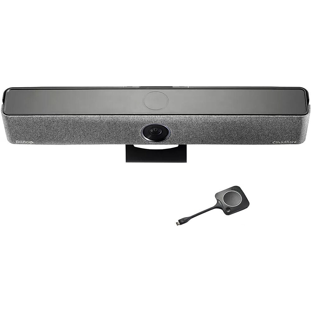 Barco ClickShare Bar Core HD 4K Conferencing Webcam, Black (R9861632USB1)