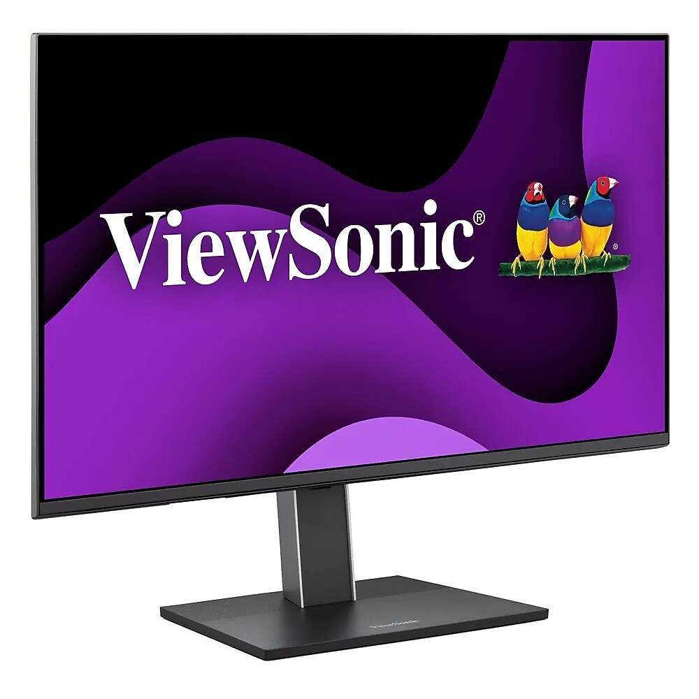 ViewSonic 27'' QHD IPS 100Hz LED Monitor, Built-In Speaker, Height Adjustable, Black (VG2758-2K)