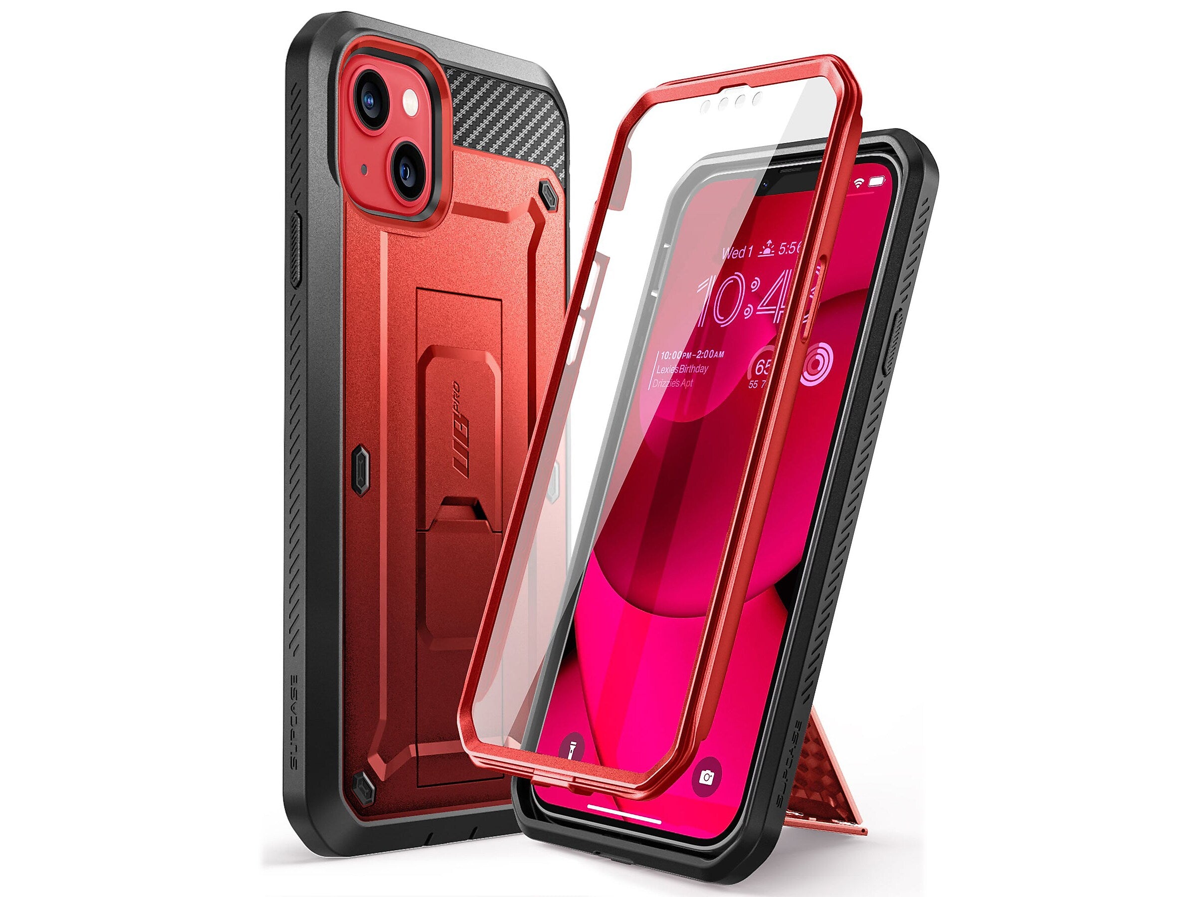 SUPCASE Unicorn Beetle PRO Metallic Red Rugged Case for iPhone 14 (SUP-iPhone2021/22-6.1-UBPro-SP-Ruddy)