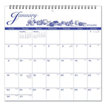 2026 AT-A-GLANCE Illustrator's Edition 12" x 12" Monthly Wall Calendar, White/Blue (AAGG100017)
