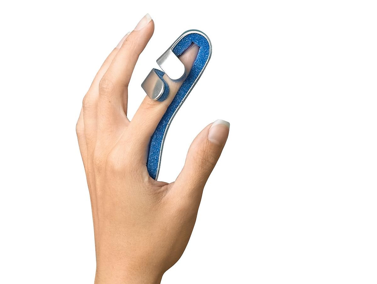 Medline Baseball Finger Splints, Small, 3" L, 12/Carton (ORT32500S)