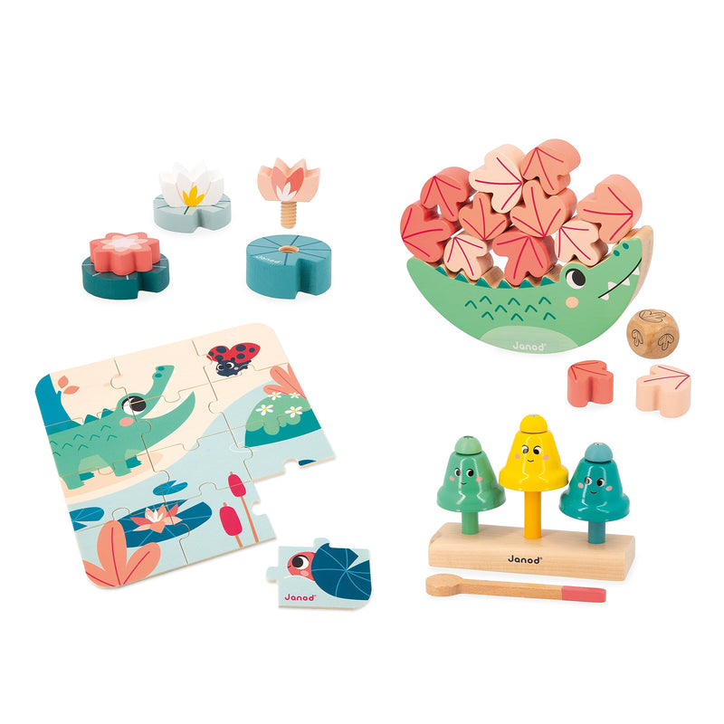 Janod Developmental Activity Box, Multicolored (J04065)