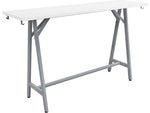 Safco Spark Teaming Table, 20" x 72", Designer White (SPK7220SLDSWT)