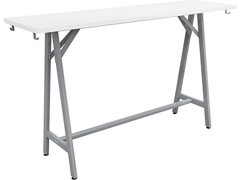 Safco Spark Teaming Table, 20" x 72", Designer White (SPK7220SLDSWT)