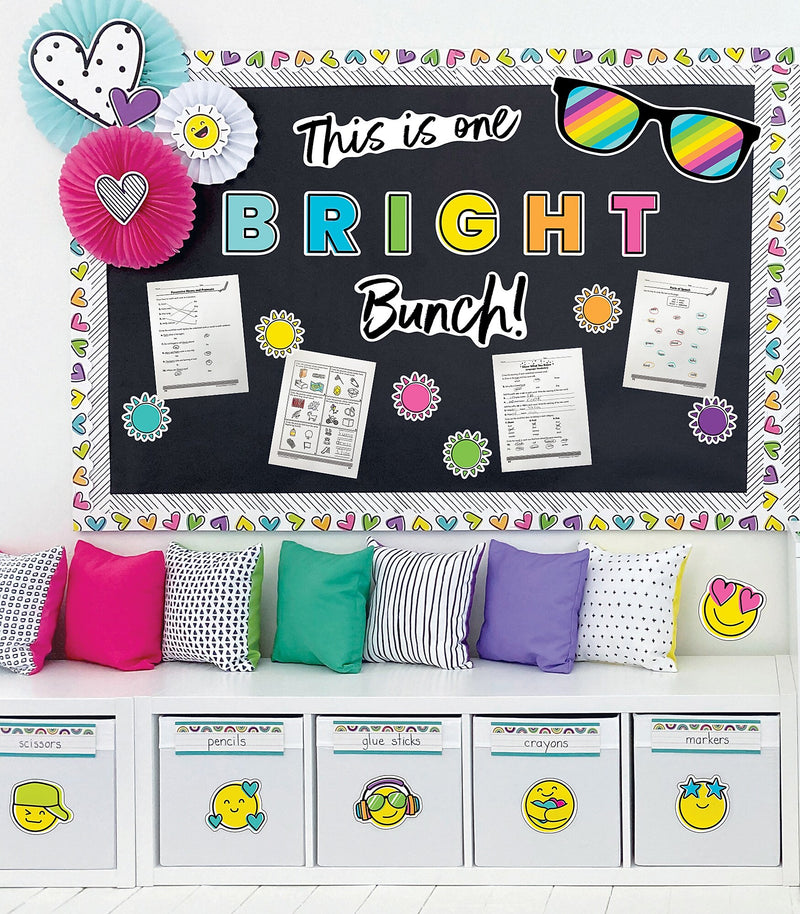 Carson Dellosa Education Kind Vibes This Is One Bright Bunch Bulletin Board Set (110525)